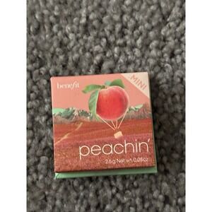 Benefit Cosmetics Peachin Golden Peach Blush Mini 0.08oz New